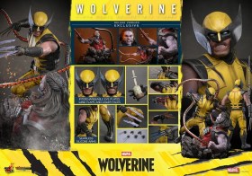 Wolverine (Deluxe Version) Marvel 1/6 Action Figure by Hot Toys