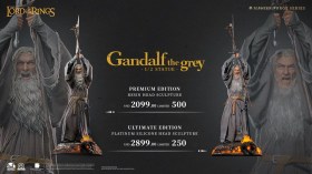 Gandalf The Grey Premium Edition Lord Of The Rings Master Forge Series 1/2 Statue by Infinity Studio