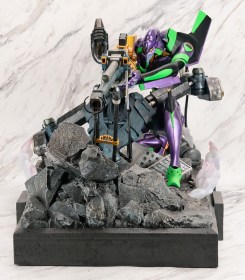 Yashima Evangelion Unit-01 Premium Metallic Color Ver. Rebuild of Evangelion Operation Statue by Infinity Studio