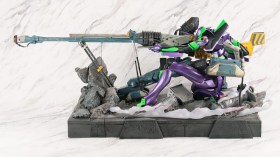 Yashima Evangelion Unit-01 Premium Metallic Color Ver. Rebuild of Evangelion Operation Statue by Infinity Studio