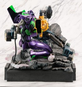 Yashima Evangelion Unit-01 Premium Metallic Color Ver. Rebuild of Evangelion Operation Statue by Infinity Studio