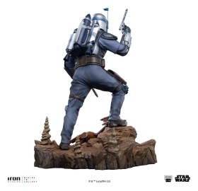 Jango Fett Star Wars Art 1/10 Scale Statue by Iron Studios