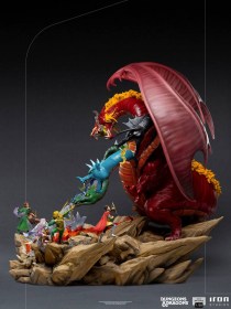 Tiamat Battle Dungeons & Dragons Demi Art 1/20 Scale Statue by Iron Studios