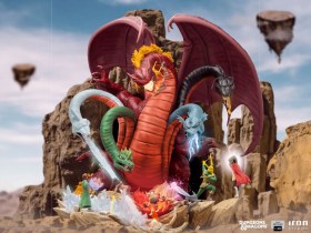 Tiamat Battle Dungeons & Dragons Demi Art 1/20 Scale Statue by Iron Studios