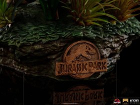 Just The Two Raptors Jurassic Park Deluxe Art 1/10 Scale Statue by Iron Studios