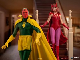 Vision Halloween Version WandaVision Art 1/10 Scale Statue by Iron Studios