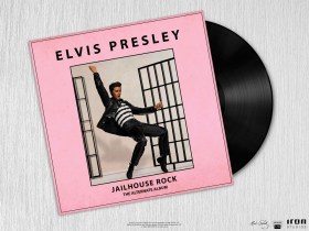 Jailhouse Rock Elvis Presley Art 1/10 Scale Statue by Iron Studios