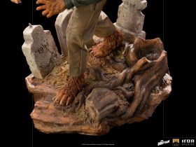 The Wolf Man Universal Monsters Deluxe Art 1/10 Scale Statue by Iron Studios