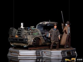 Full Set Deluxe Back to the Future III Art 1/10 Scale Statues by Iron Studios