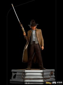 Doc Brown Back to the Future III Art 1/10 Scale Statue by Iron Studios