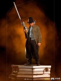 Doc Brown Back to the Future III Art 1/10 Scale Statue by Iron Studios