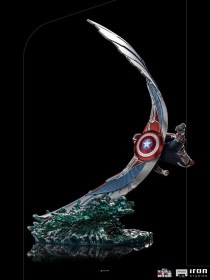 Captain America Sam Wilson Deluxe The Falcon and The Winter Soldier BDS Art 1/10 Scale Statue by Iron Studios