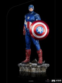 Captain America Battle of NY The Infinity Saga BDS Art 1/10 Scale Statue by Iron Studios