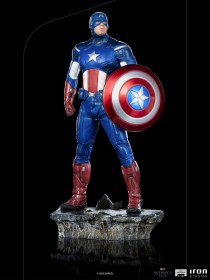 Captain America Battle of NY The Infinity Saga BDS Art 1/10 Scale Statue by Iron Studios