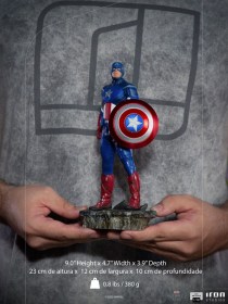 Captain America Battle of NY The Infinity Saga BDS Art 1/10 Scale Statue by Iron Studios