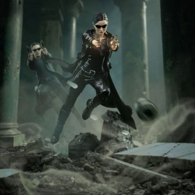 Trinity The Matrix Art 1/10 Scale Statue by Iron Studios