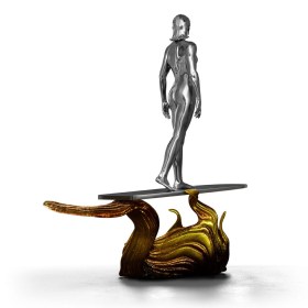 Silver Surfer Fantastic Four Art 1/10 Scale Statue by Iron Studios