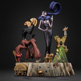 Kuzko & Yzma The Emperor's New Groove Deluxe Art 1/10 Scale Statue by Iron Studios