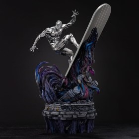 Silver Surfer Deluxe Marvel Comics Infinity Gauntlet Diorama Art 1/10 Scale Statue by Iron Studios