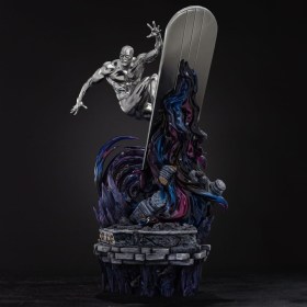 Silver Surfer Deluxe Marvel Comics Infinity Gauntlet Diorama Art 1/10 Scale Statue by Iron Studios