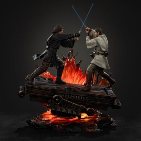 Anakin vs. Obi Wan Star Wars Art 1/10 Scale Statue by Iron Studios