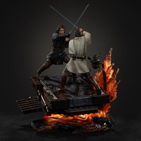 Anakin vs. Obi Wan Star Wars Art 1/10 Scale Statue by Iron Studios