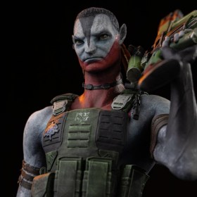 Miles Quaritch Avatar 3 Fire and Ash Art 1/10 Scale Statue by Iron Studios