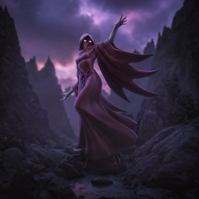 Shadow Weaver Masters of the Universe Art 1/10 Scale Statue by Iron Studios