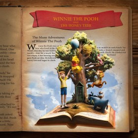 Winnie the Pooh and Friends (100th Anniversary) Disney Classics Deluxe Art 1/10 Scale Statue by Iron Studios