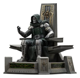 Doctor Doom on Throne Avengers Doomsday Art 1/10 Scale Statue by Iron Studios