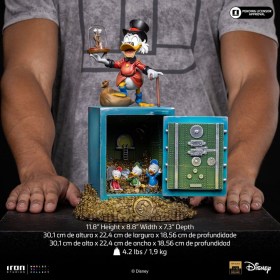 Uncle Scrooge McDuck and Nephews Duck Tales Art 1/10 Scale Statue by Iron Studios