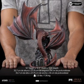 Caraxes House of the Dragon Icons Statue by Iron Studios