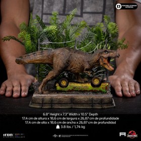 T-Rex Breakout Set A Jurassic Park Icons Statue by Iron Studios