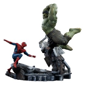 Spider-Man vs Hulk Marvel Comics Art 1/10 Scale Statue by Iron Studios