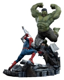 Spider-Man vs Hulk Marvel Comics Art 1/10 Scale Statue by Iron Studios