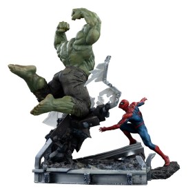 Spider-Man vs Hulk Marvel Comics Art 1/10 Scale Statue by Iron Studios