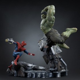 Spider-Man vs Hulk Marvel Comics Art 1/10 Scale Statue by Iron Studios