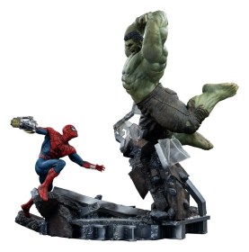 Spider-Man vs Hulk Marvel Comics Art 1/10 Scale Statue by Iron Studios