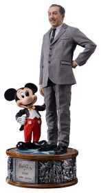 Walt Disney & Mickey Mouse Disney Classics Legacy Replica 1/4 Statue by Iron Studios