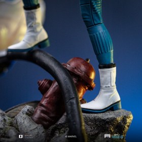Invisible Woman and Franklin Fantastic Four Art 1/10 Scale Statue by Iron Studios