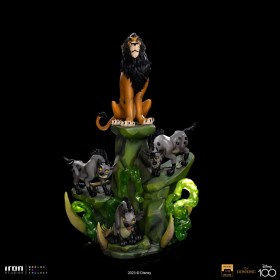 Scar Deluxe The Lion King Art 1/10 Scale Statue by Iron Studios