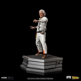 Doc Brown Back to the Future Art 1/10 Scale Statue by Iron Studios