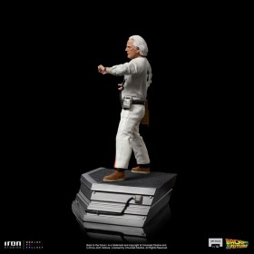 Doc Brown Back to the Future Art 1/10 Scale Statue by Iron Studios