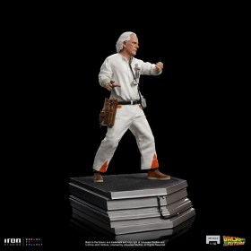 Doc Brown Back to the Future Art 1/10 Scale Statue by Iron Studios