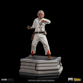 Doc Brown Back to the Future Art 1/10 Scale Statue by Iron Studios