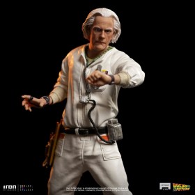 Doc Brown Back to the Future Art 1/10 Scale Statue by Iron Studios