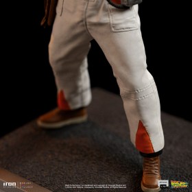 Doc Brown Back to the Future Art 1/10 Scale Statue by Iron Studios