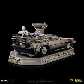 DeLorean Full Set Back to the Future Art 1/10 Scale Statue by Iron Studios