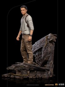 Nathan Drake Uncharted Movie Deluxe Art 1/10 Scale Statue by Iron Studios