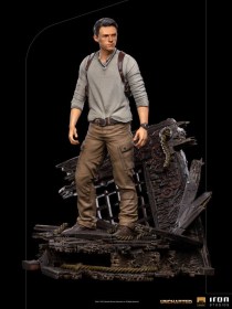 Nathan Drake Uncharted Movie Deluxe Art 1/10 Scale Statue by Iron Studios